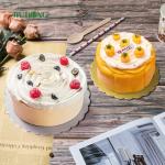 Golden Biodegradable Disposable Cake Board Holder 12-14 Inch