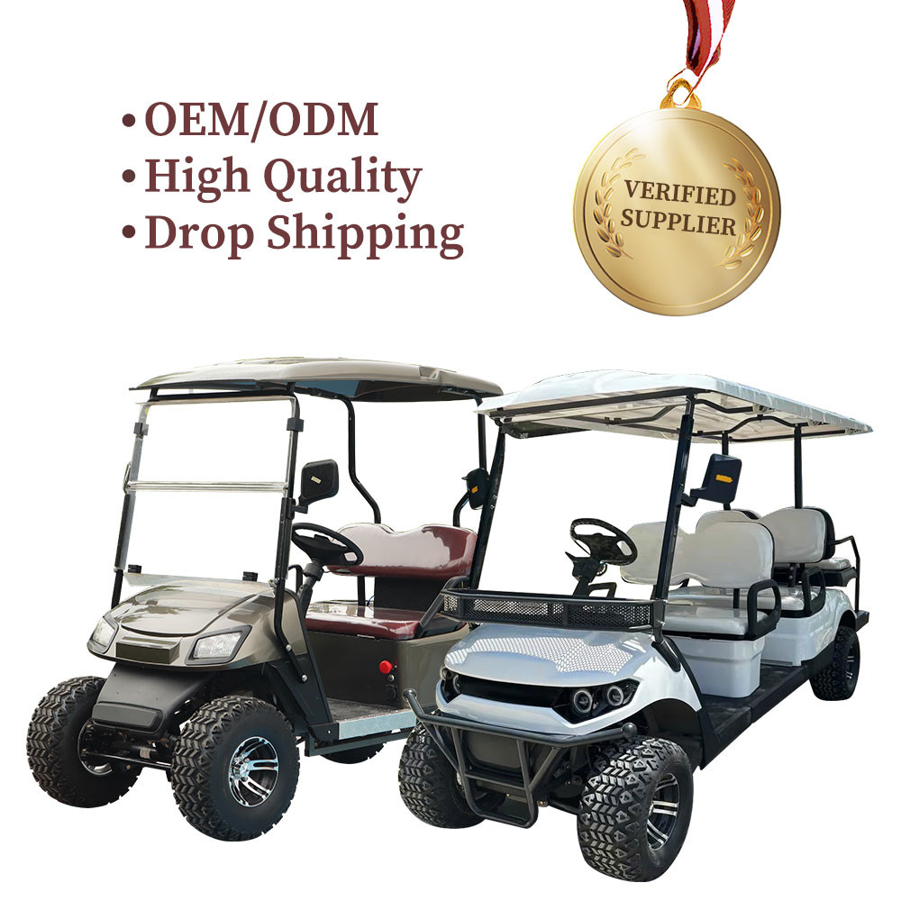 Wholesale Golf Cart Electric Utility Vehicle Golf Cart 2 4 6 8 10 Seater Golf Cart Luxury