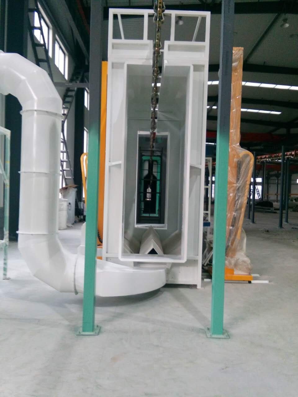 Customized Compact Manual Powder Coating Line Surface Treatment
