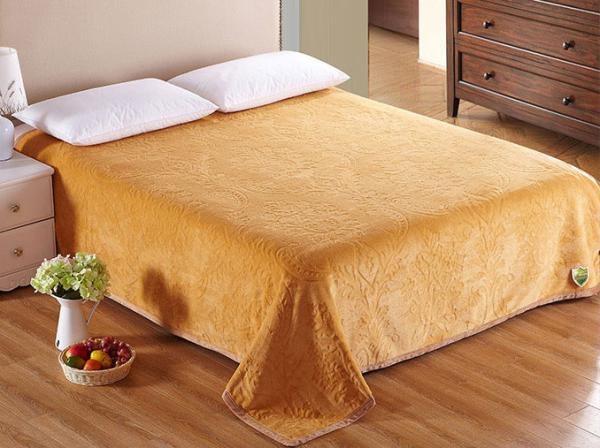 Cozy Flannel Fleece Blanket Super Soft , Microfiber Plush Throw Blanket On Bed
