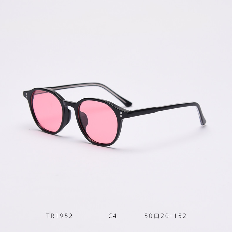 Cool LANG Style Tint Ocean Lens TR90 Sunglasses Rivets Women Men Sunglasses