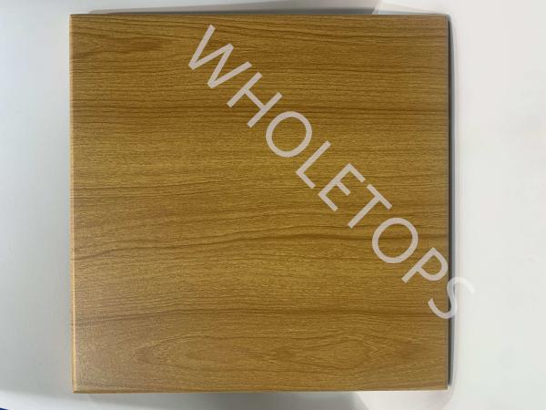 Wood Grain 2.0mm Aluminum Facade Cladding Panel Battens Facade Building Exterior