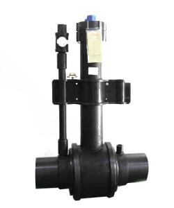 Quality PE80 DN63-DN355 PE SDR11 Single Discharge Plastic Ball Valve wholesale