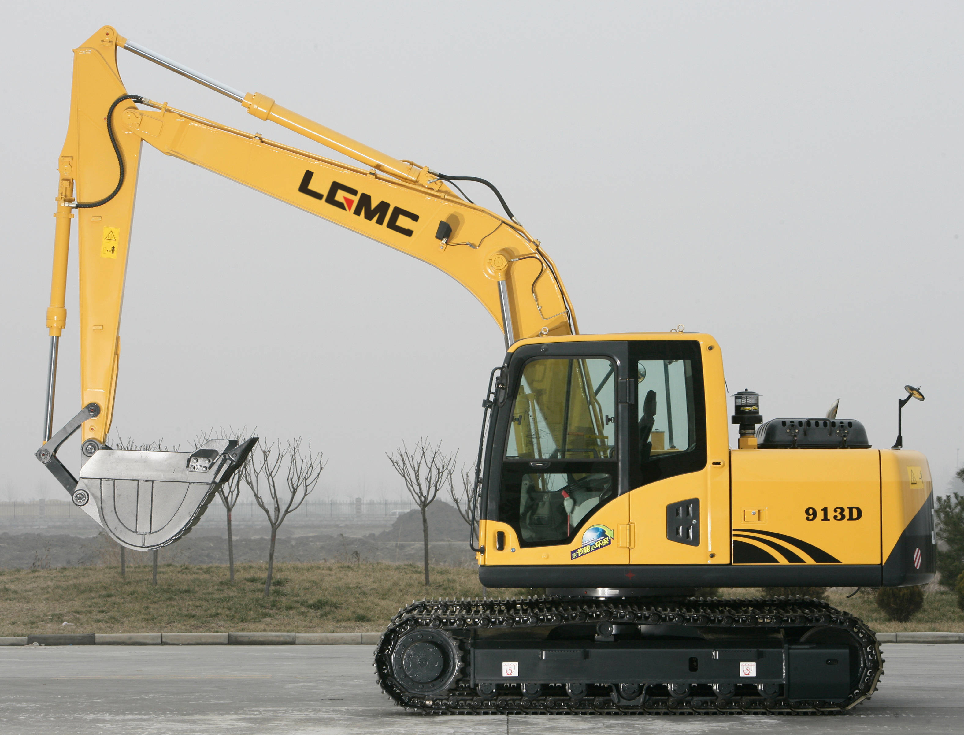 TE913 3.9L Displacement Mini Crawler Excavator , 12.8t Earth Moving Construction