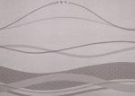 Grey Removable Wall Coverings Contemporary Bedroom Wallpaper With Curve Line