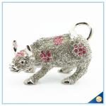 Wall Street Full Of Rhinestone Lucky Cattle Trinket Box Decoration Animal