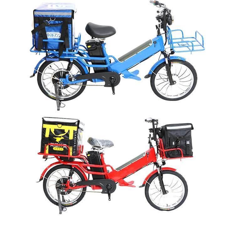 20 Inch Electric City Bike Step Through 48V 350W Dual Battery E Bike For Adults
