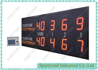 3 Sets Led Digital Electronic Tennis Scoreboard for Tennis Court with Player