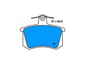 Quality 4A0698451 BMW Brake Pad wholesale