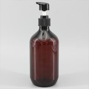 Quality Shampoo Shower Gel 24mm 16oz Amber Shampoo Dispenser wholesale