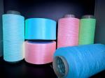 Polyester Fluorescent Knitting Yarn White Shoes Upper Glowing