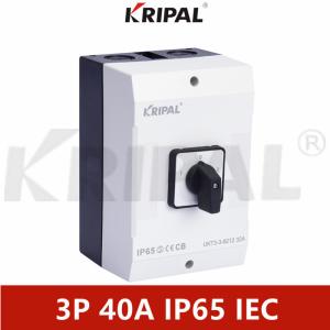 Quality IP65 IEC Single Phase 40A Rotary Cam Changeover Selector Switch wholesale