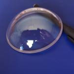 AR coating silica optical Sapphire Dome Lens for infrared thermal imaging camera