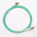 Blue Fiber Optic Patch Cord , 3m 5m 10m LC LC Duplex Patch Cord Wide Wavelength