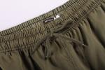 Olive Camouflage Mens Elastic Waist Board Shorts