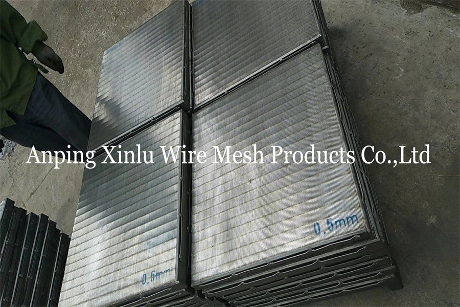 1.2x2m SS304 Wedge Wire Screens Vibrating Screen Panels With Slot 2mm