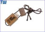 Any Length Lanyard Wooden Personalized Dog Tag 4GB USB Memory Stick