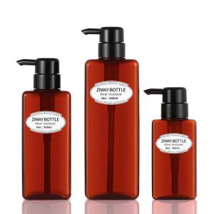 Quality Clear Cosmetic Lotion Bottle , 41mm Square Lotion Pump Bottles wholesale