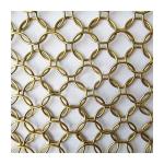Screen Curtain Stainless Steel Chain Link Mesh Curtains With 1mm Wire Gauge
