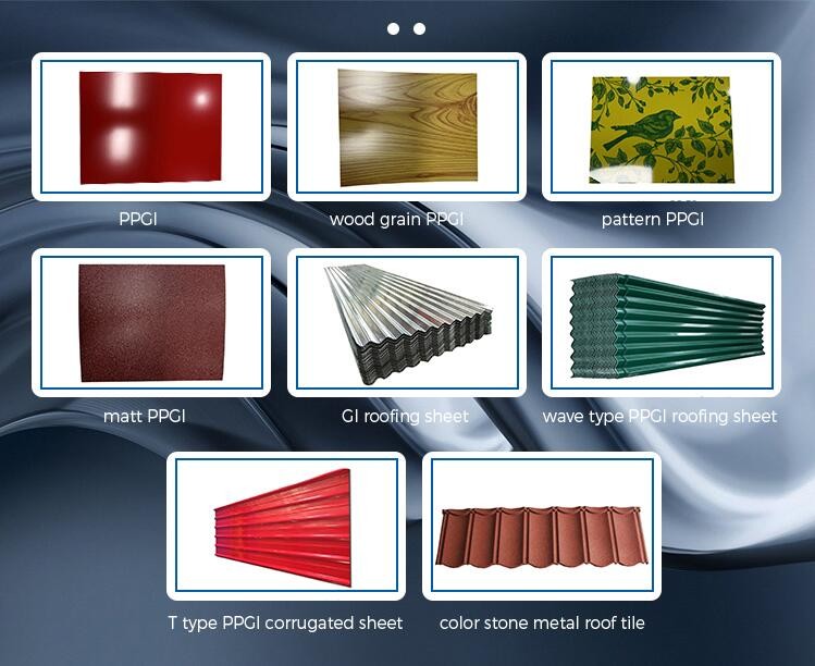 Width 762-1250mm Galvanized Roofing Sheet For Building Construction