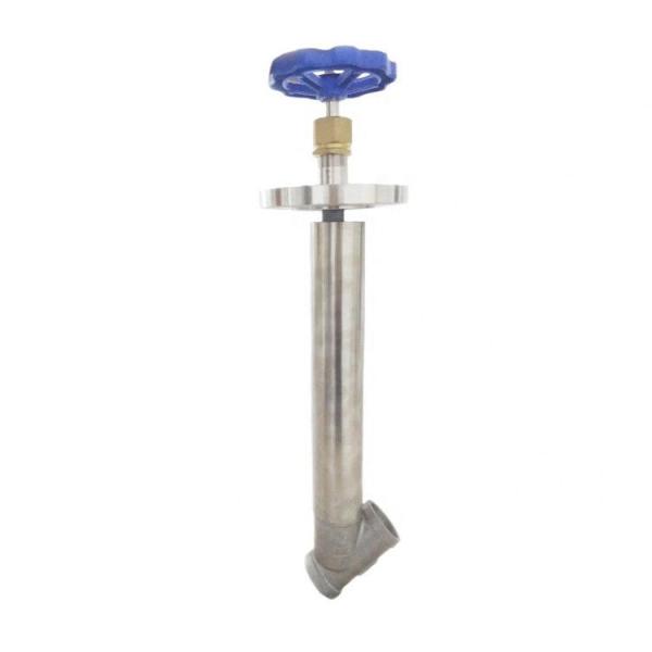 Cryo Valves Thermal Insulation Steam Jacket Valve Stainless Steel CE ISO