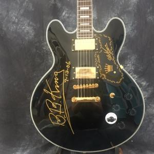 Quality Hollow Jazz Guitars BB King Crown Electric Guitar in Black wholesale