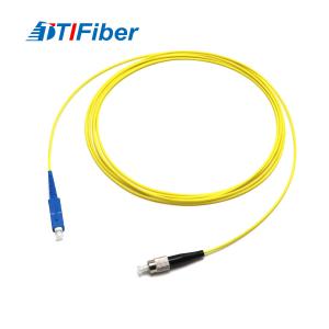 Quality Singlemode Simplex SC/UPC-FC/UPC SX PVC LSZH Fiber Optic Patchcord wholesale