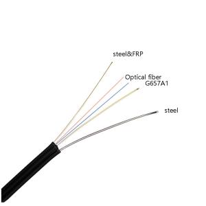 Quality 80m 100m 120m Strength Member GJYXCH Fiber Optic Cable for Telecommunication Networks wholesale