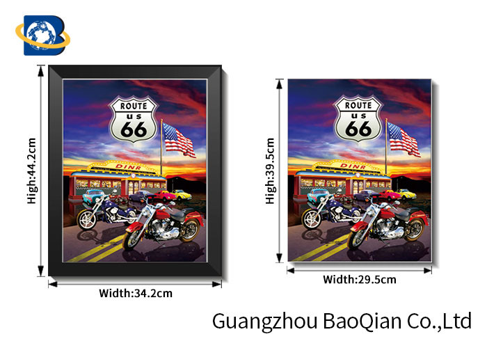 3D 5D Lenticular Flip Effect , 3D Lenticular Photography Indoor Wall Decor