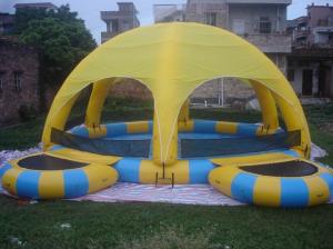 Quality Inflatable Water Pool With Tent / Inflatable Water Ball Pool For Party wholesale