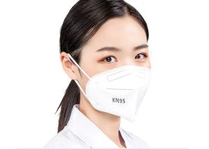 Quality Three Dimensional Polypropylene Face Mask White Kn9 China Standard Flat Fold wholesale