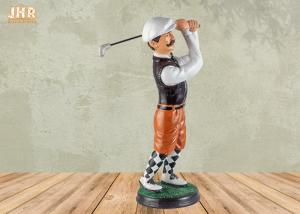 Quality Antique Sportsman Statue Polyresin Statue Figurine Decorative Golfer Tabletop Statue wholesale