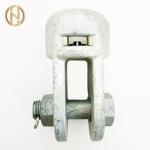 Hot Dip Galvanized Steel Socket Clevis Eye Convenient For Insulator