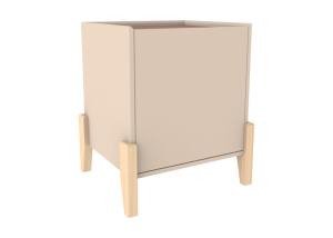 Quality Knock Down 50cm High 42cm Wide Wood Bedside Table wholesale