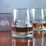 12oz Slim Mouth Whiskey Glasses Tumbler , USA Bourbon Drinking Glasses