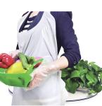 Disposable plastic barber apron fashion plastic colored apron for full body