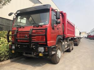 China HF9 Drum 300L Howo 6x4 Dump Truck With Military Bumper on sale