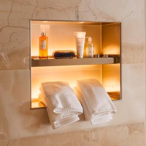 Quality 304 / 316 Brushed Stainless Steel Wall Niche For Modern Bathrooms wholesale
