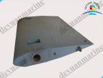 Rudder Blade Marine Hydraulic Steering Gear Alloy Steel High Effective