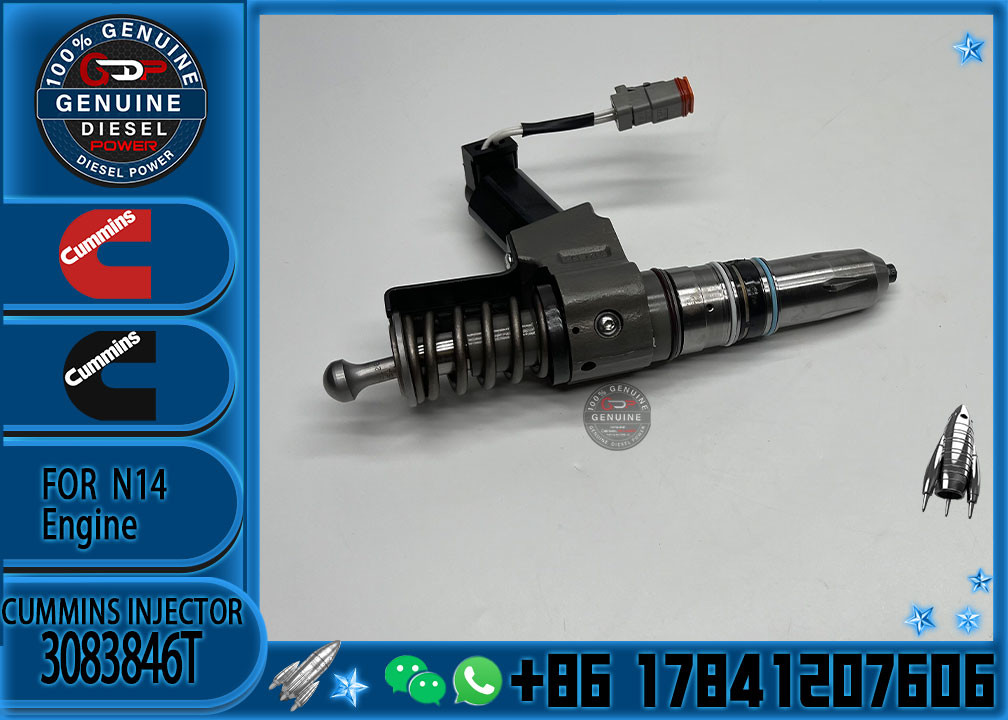 Common rail diesel fuel injector 3411767 3083846T for Cummins N14 engine