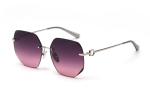 Frameless Sunglasses Gradient Sunglasses Women'S Metal Frame Polarized Vintage