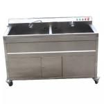 SS304 material Potato Washer Peeler Cassava Washing And Peeling Machine