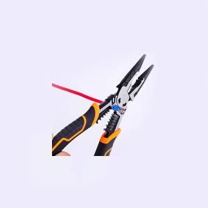 Quality 220mm Multi Functional Long Nose Pliers Stripper Terminal Crimping Pliers wholesale