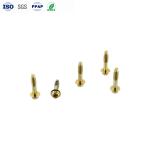 Custom M4 Carbon Steel Yellow Zinc Phillips Hexagon Flange Head Dog Tail Screws
