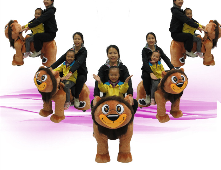 Coin operated animal cars for amusement park/plush horse baby ride