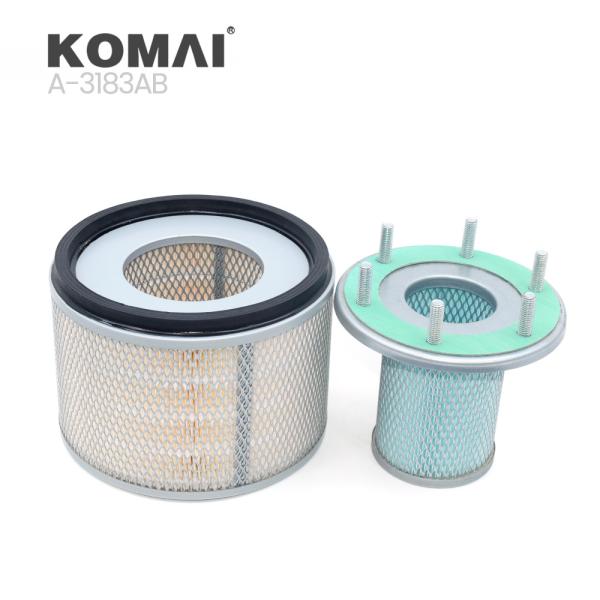 Round Air Filter Set 8N5504 AF1890M 7N9027 AF1891 For Doosan D50 Forklift CAT416