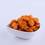 Ketchup Flavors Round Rice Crackers OEM Tomato Seasoning Crispy Snacks Foods