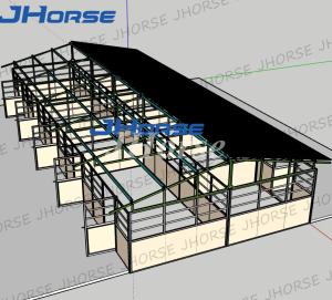 Quality Efficiently Horse Stable Box Heavy Duty Barrel Hinges Horse Equipment Stall wholesale
