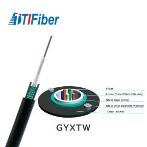 Quality GYXTW Fiber Optic Cable Single Mode Armoured 2 / 4 / 6 / 12 Core 3 Year Warranty wholesale