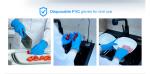 Blue Pvc Nitrile Gloves Powder Free 100PCS ONE BOX For Civil